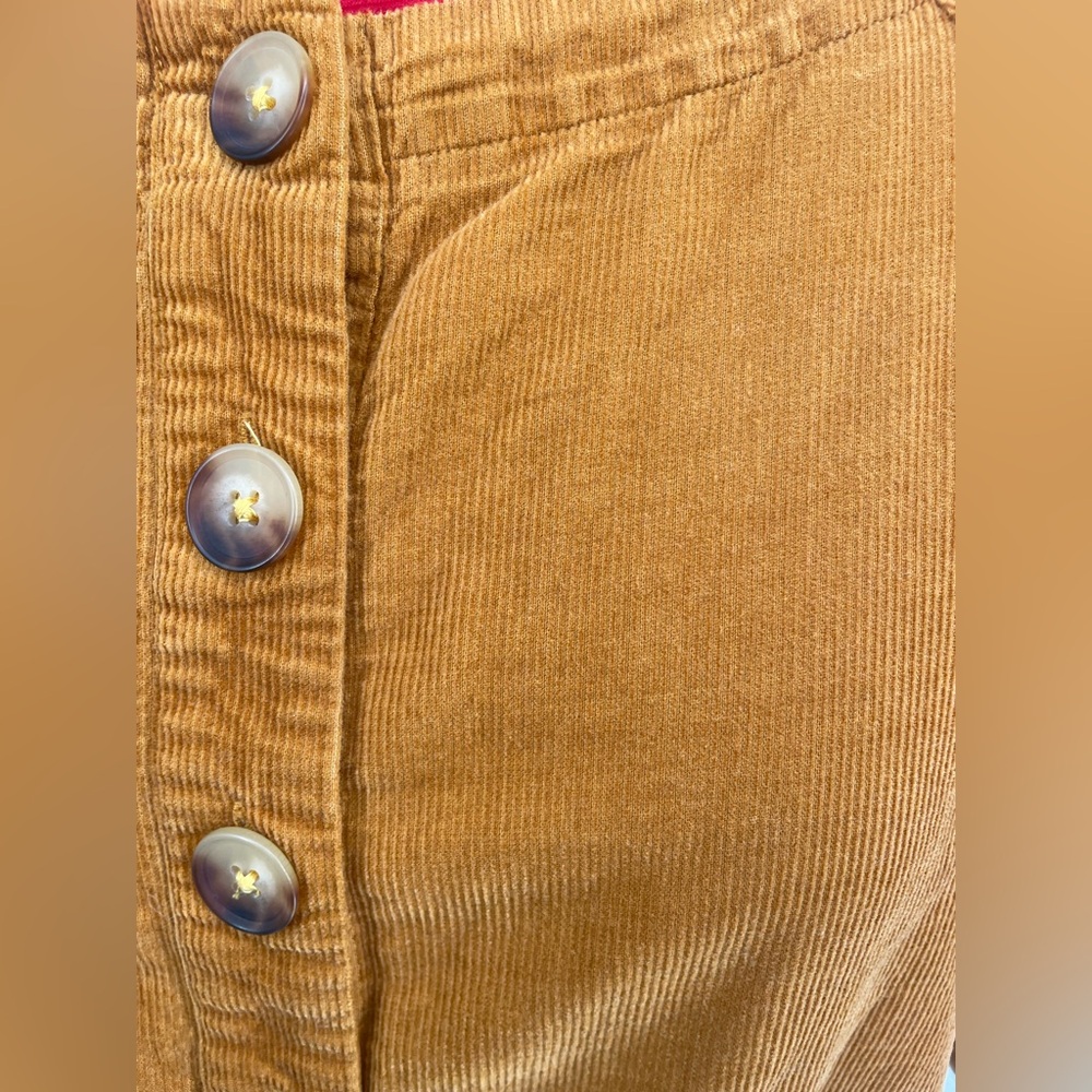 Anthropologie Mustard Corduroy Peasant Blouse - Picture 11 of 11